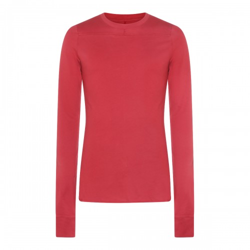 RED COTTON GIRDER KNITWEAR