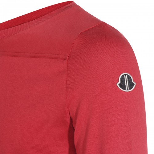 RED COTTON GIRDER KNITWEAR