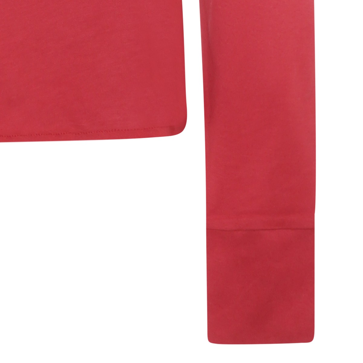 RED COTTON GIRDER KNITWEAR