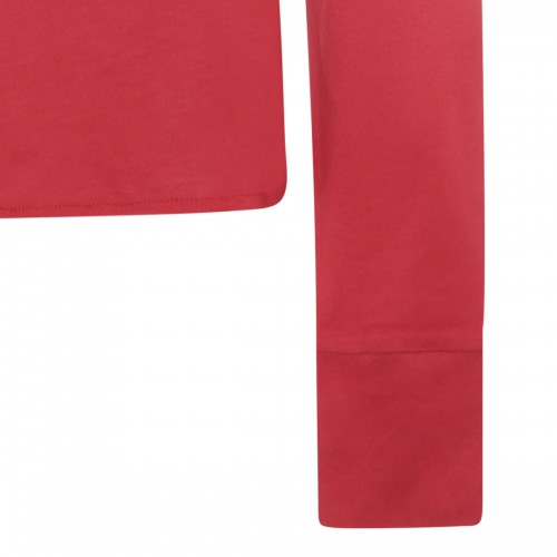 RED COTTON GIRDER KNITWEAR