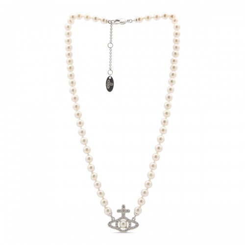 PEARL METAL NECKLACE