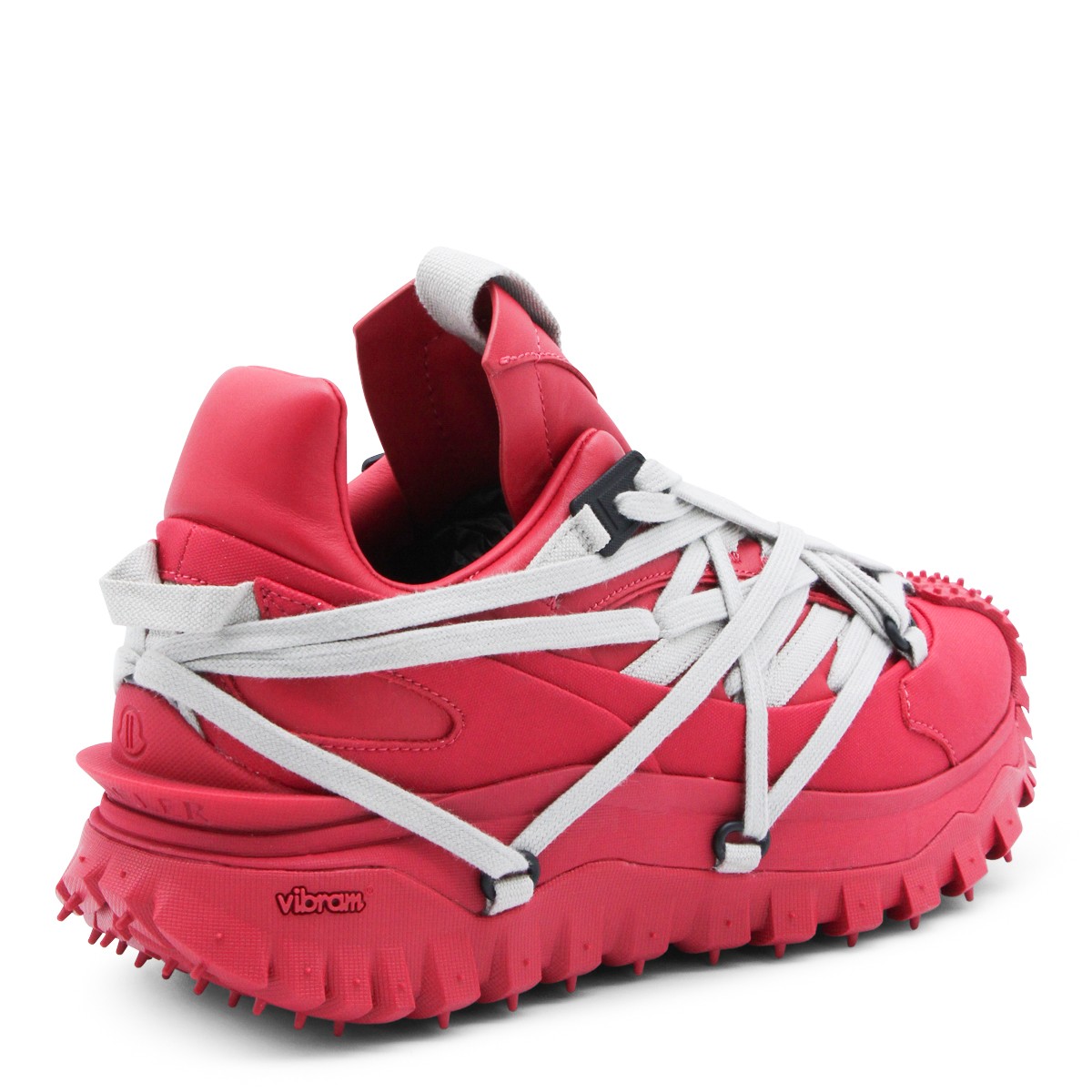 RED LEATHER TRAILGRIP MEGALACE SNEAKERS