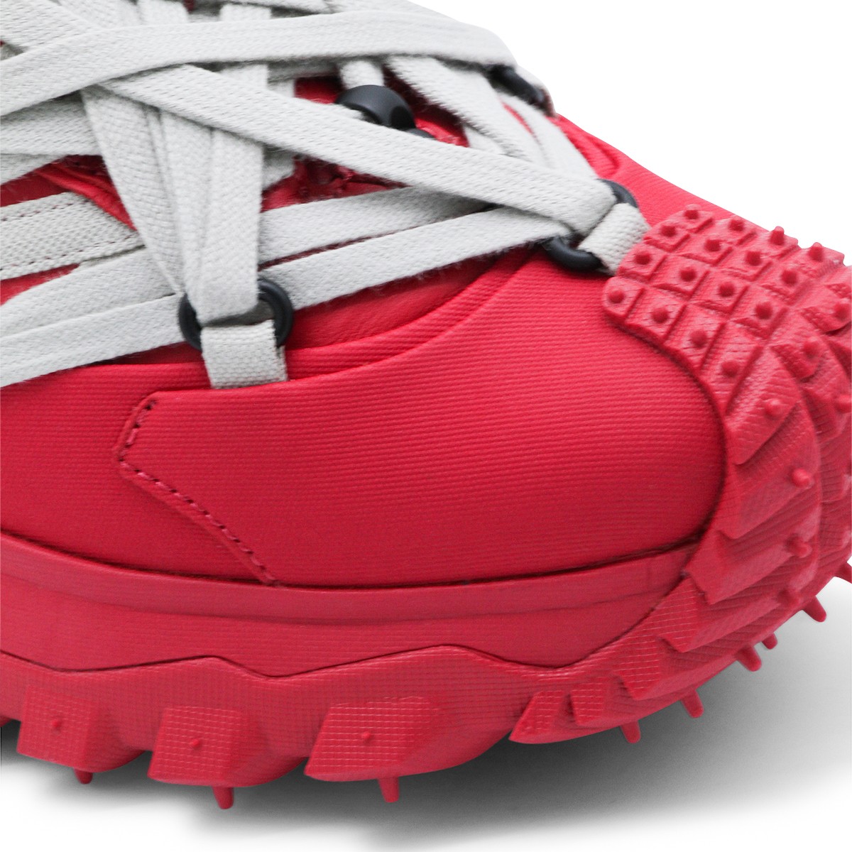 RED LEATHER TRAILGRIP MEGALACE SNEAKERS