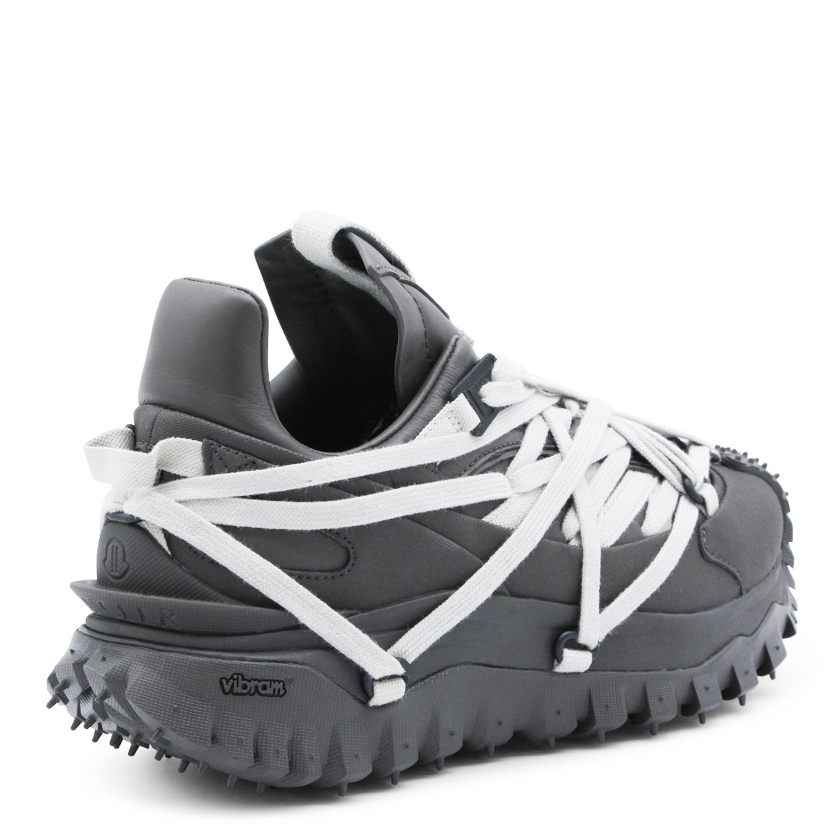 DARK GREY LEATHER TRAILGRIP MEGALACE...