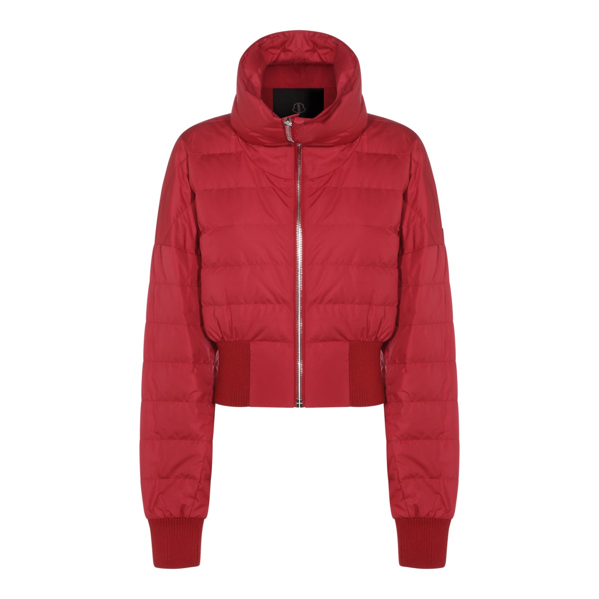 RED CROPPED DOWN JACKET