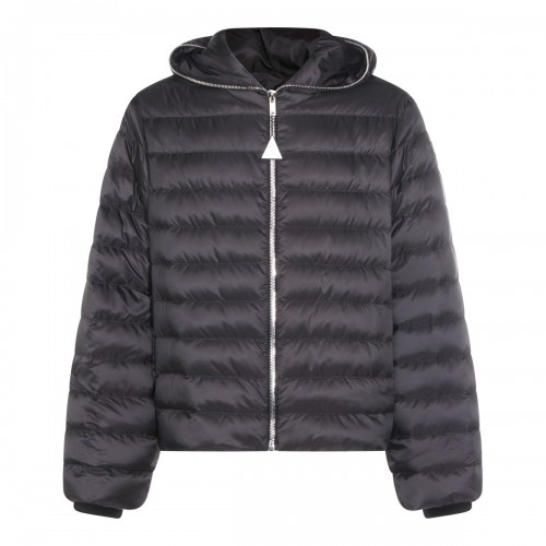 BLACK ZIPLOCK DOWN JACKET