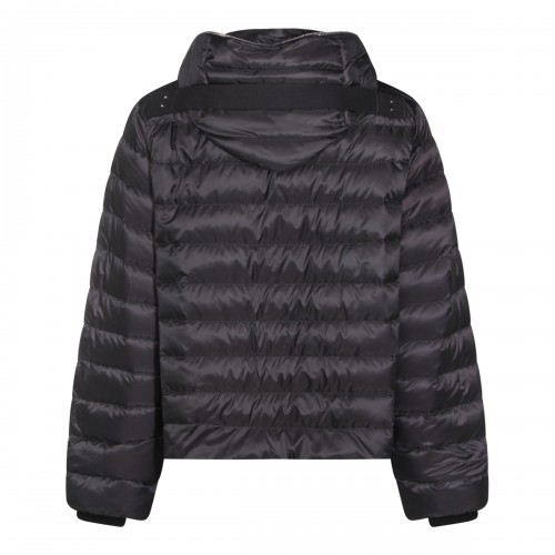 BLACK ZIPLOCK DOWN JACKET