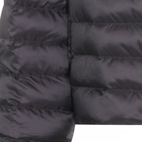 BLACK ZIPLOCK DOWN JACKET