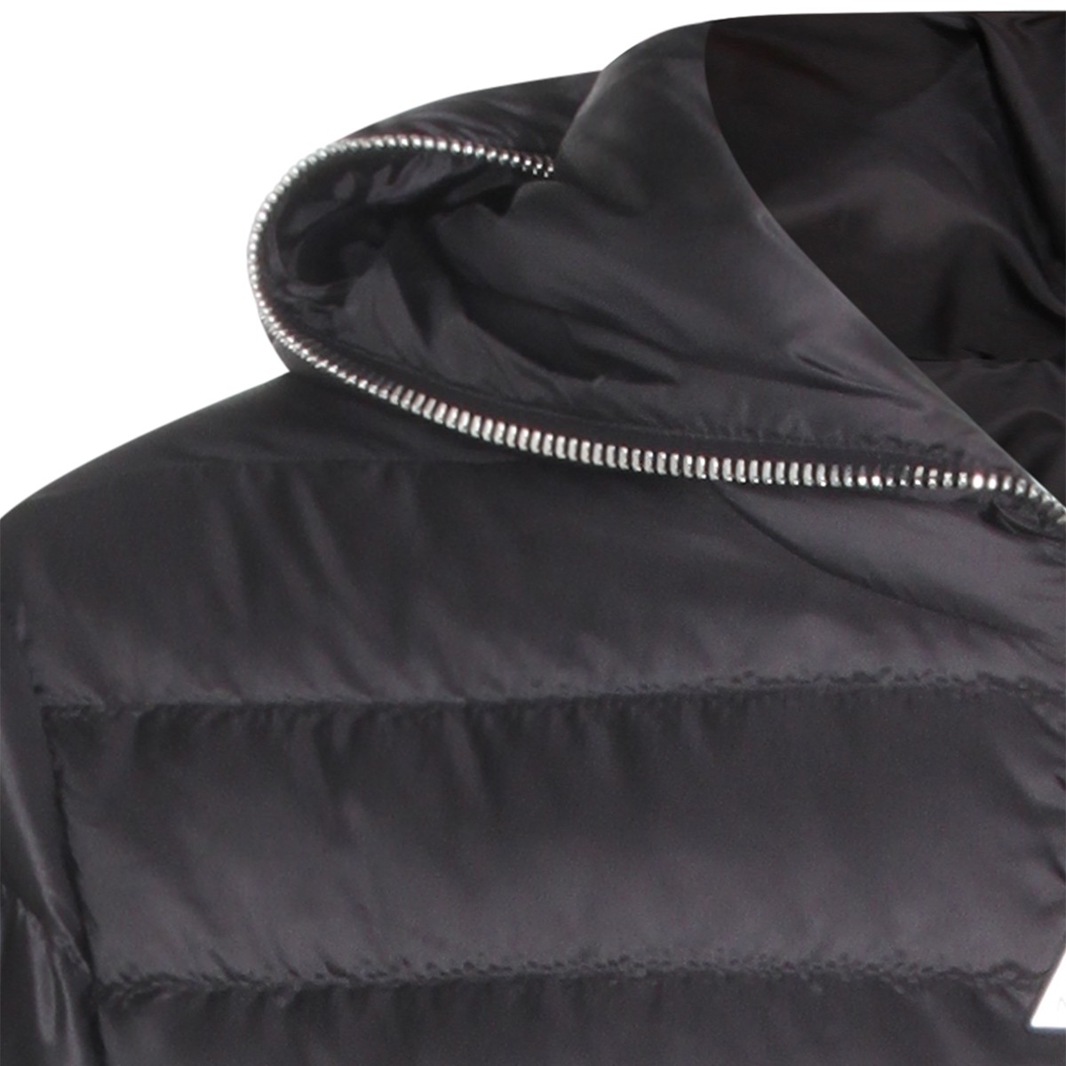 BLACK ZIPLOCK DOWN JACKET