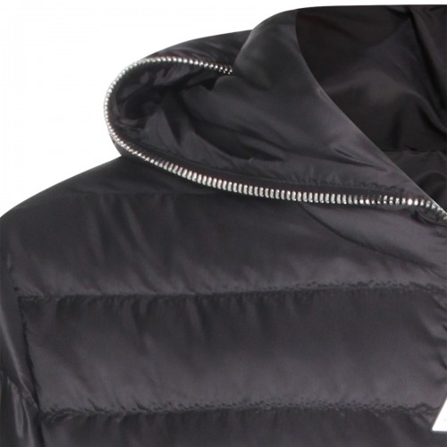 BLACK ZIPLOCK DOWN JACKET