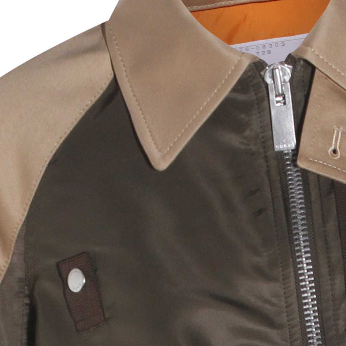 KAHKI AND BEIGE CASUAL JACKET