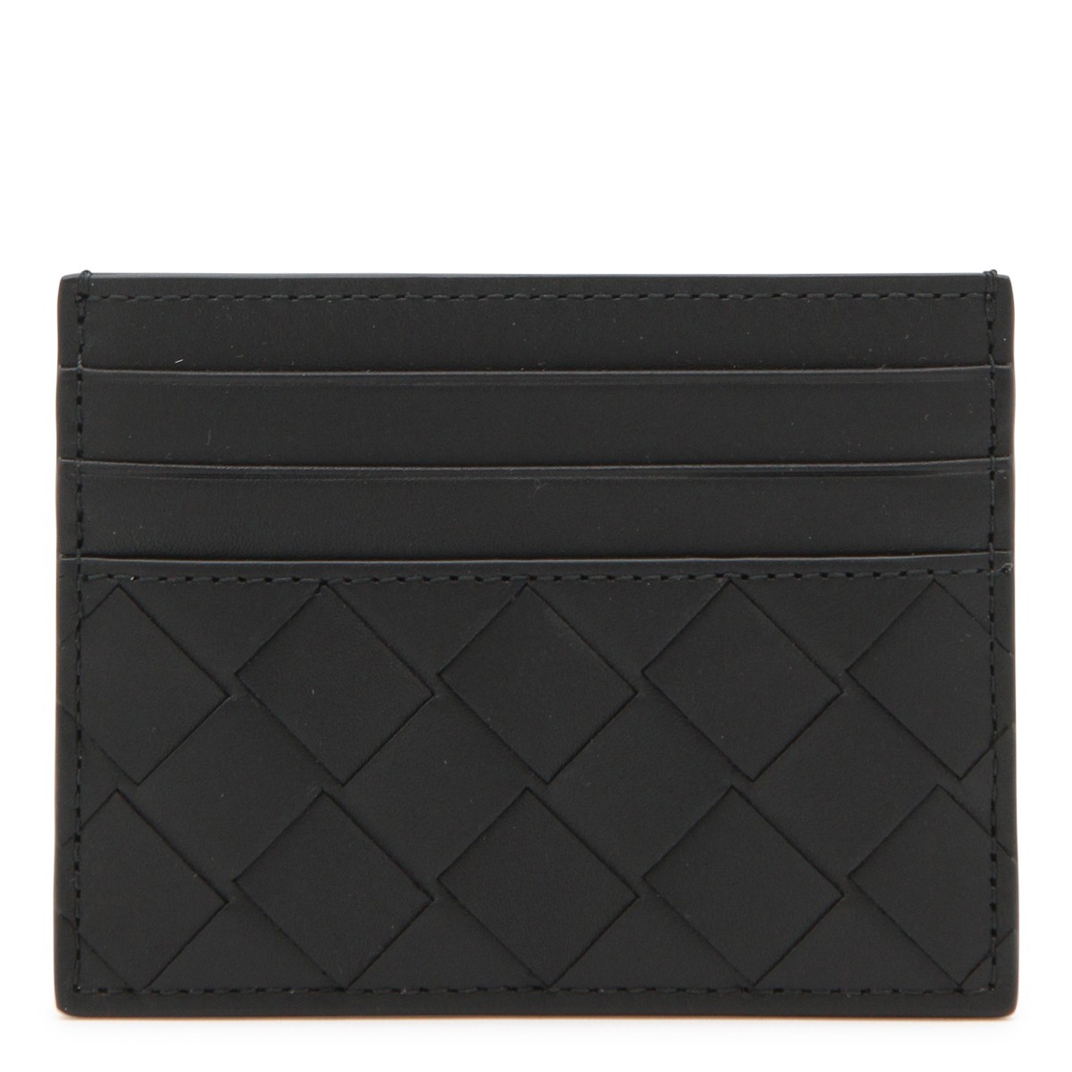 BLACK LEATHER CARD HOLDER