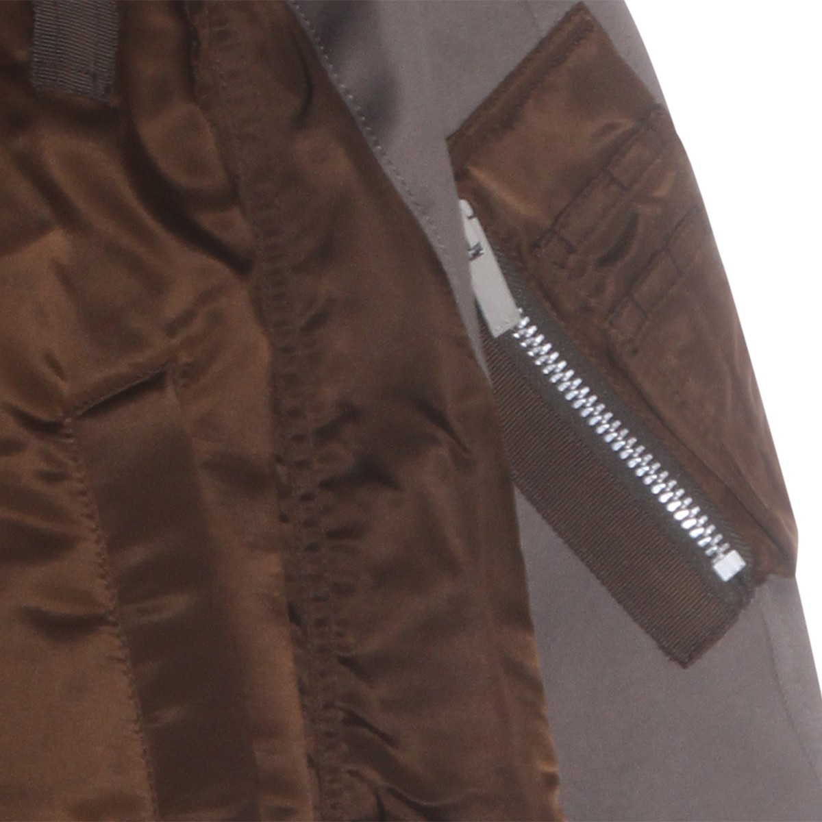 BROWN AND GREY CASUAL JACKET