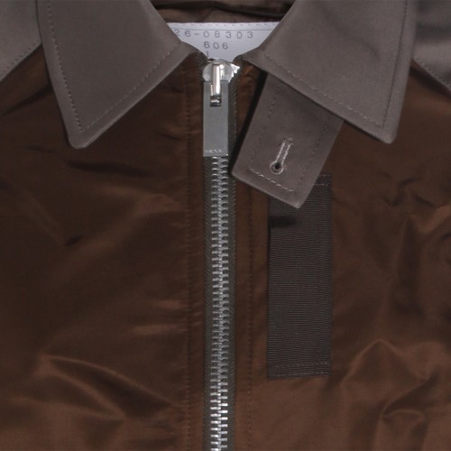 BROWN AND GREY CASUAL JACKET