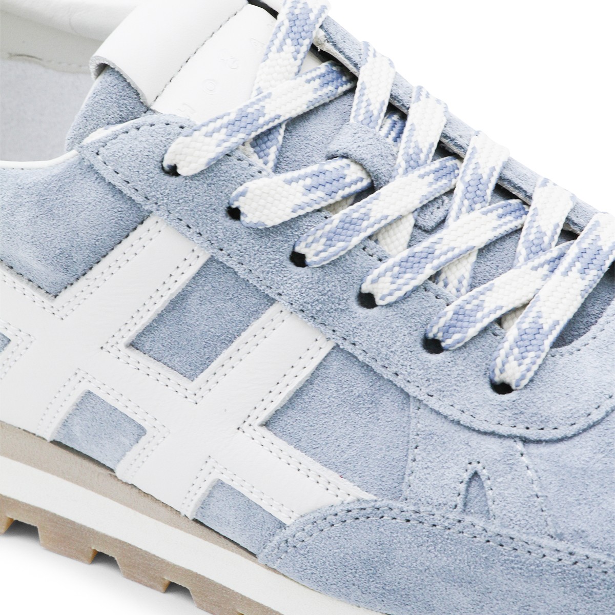 JEANS LEATHER SNEAKERS