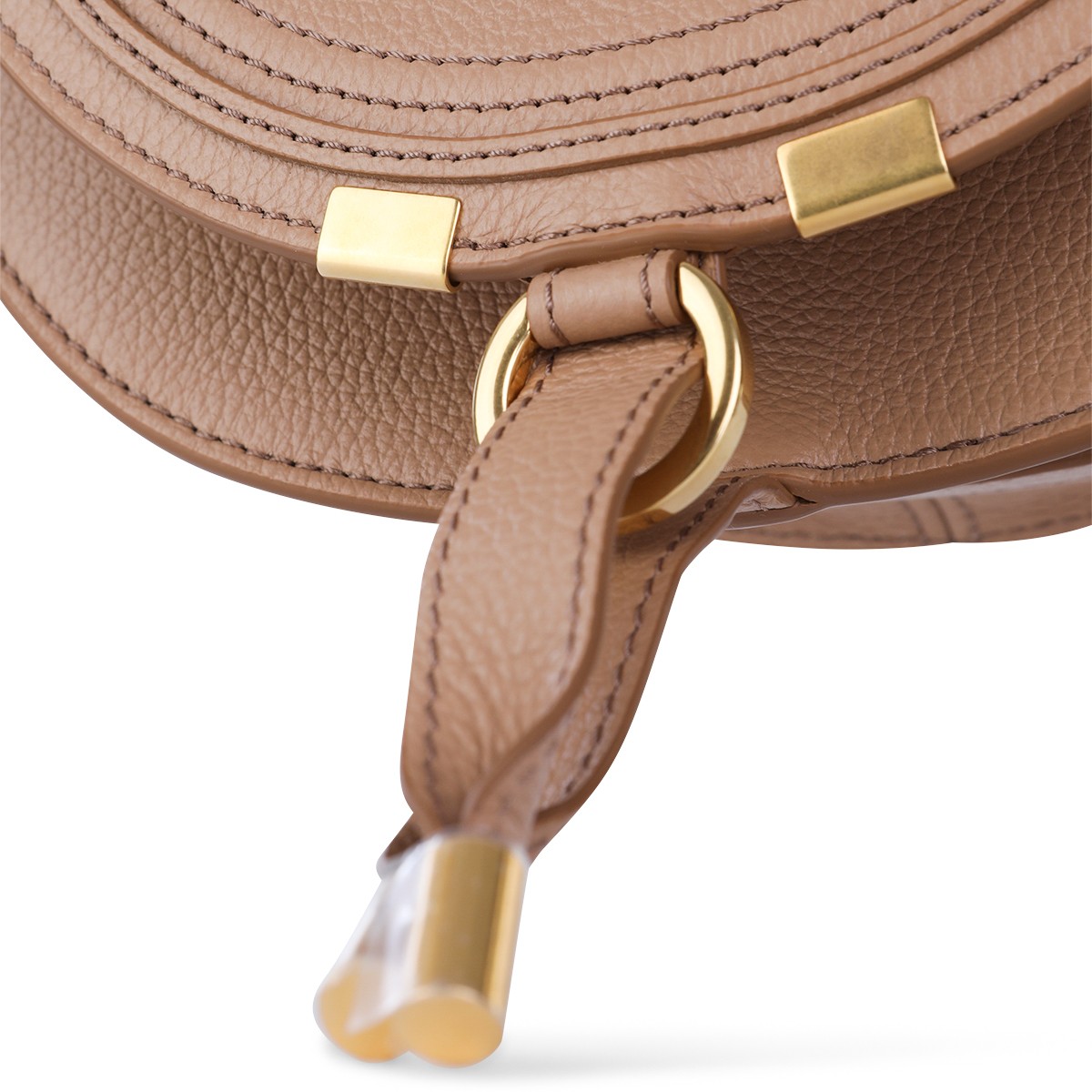 LIGHT PINK LEATHER MARCIE CROSSBODY BAG