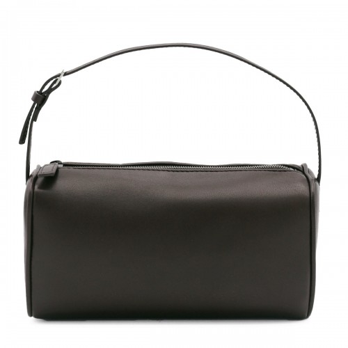 BROWN LEATHER 90S SHOULDER BAG