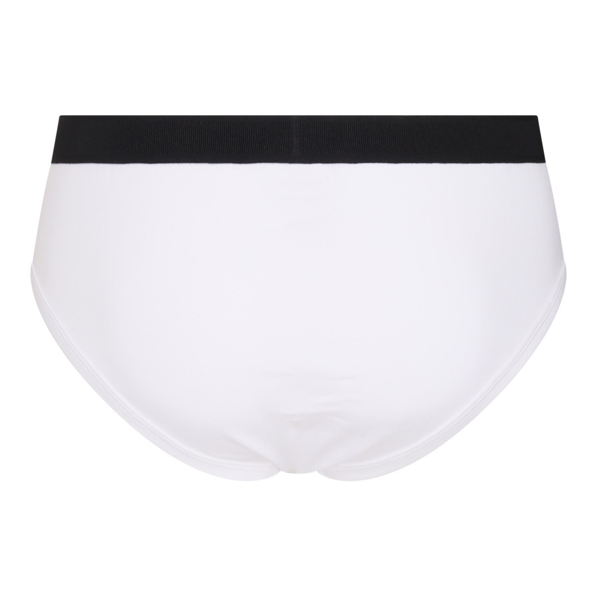 BLACK AND WHITE COTTON SLIP UNDERWEAR