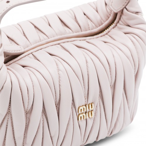 PINK LEATHER MINI BAG