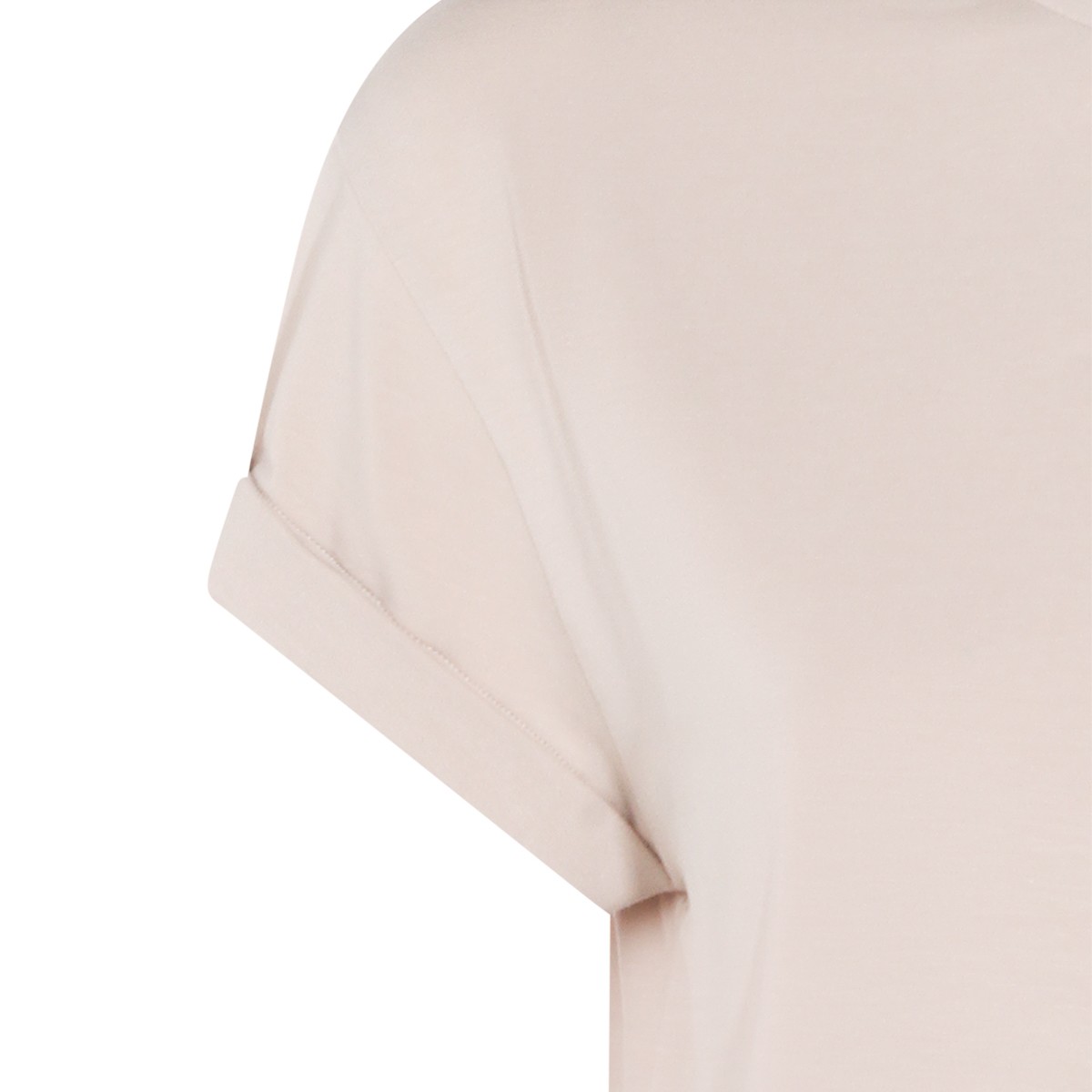 BEIGE COTTON T-SHIRT