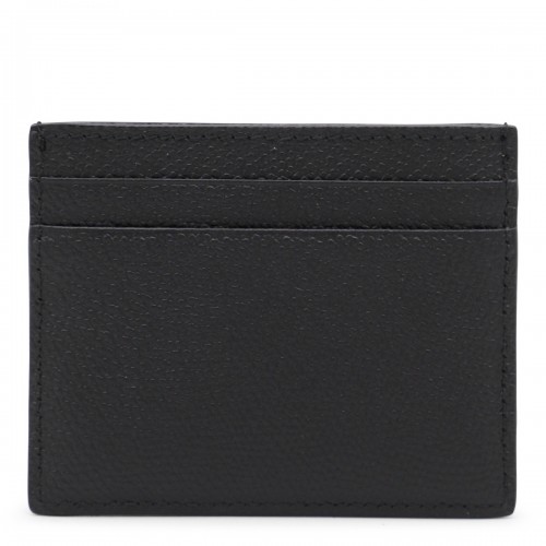 BLACK LEATHER CARD HOLDER