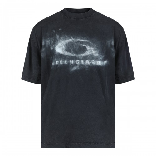 BLACK COTTON T-SHIRT