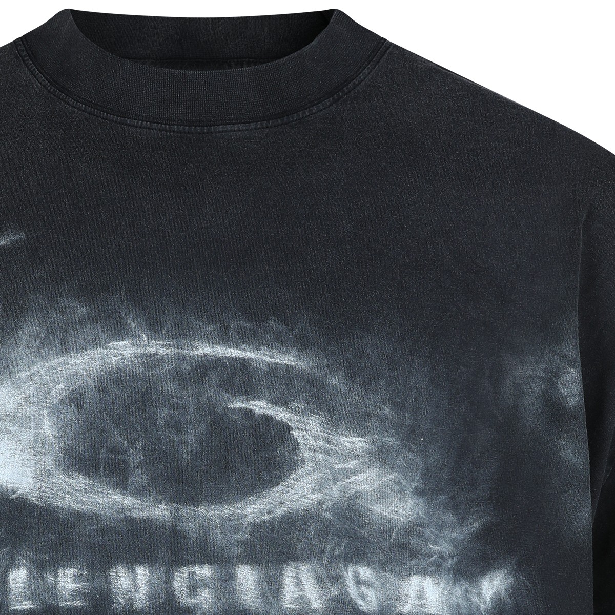 BLACK COTTON T-SHIRT