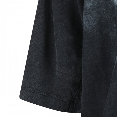 BLACK COTTON T-SHIRT