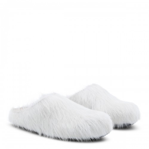 WHITE LEATHER SANDALS 2