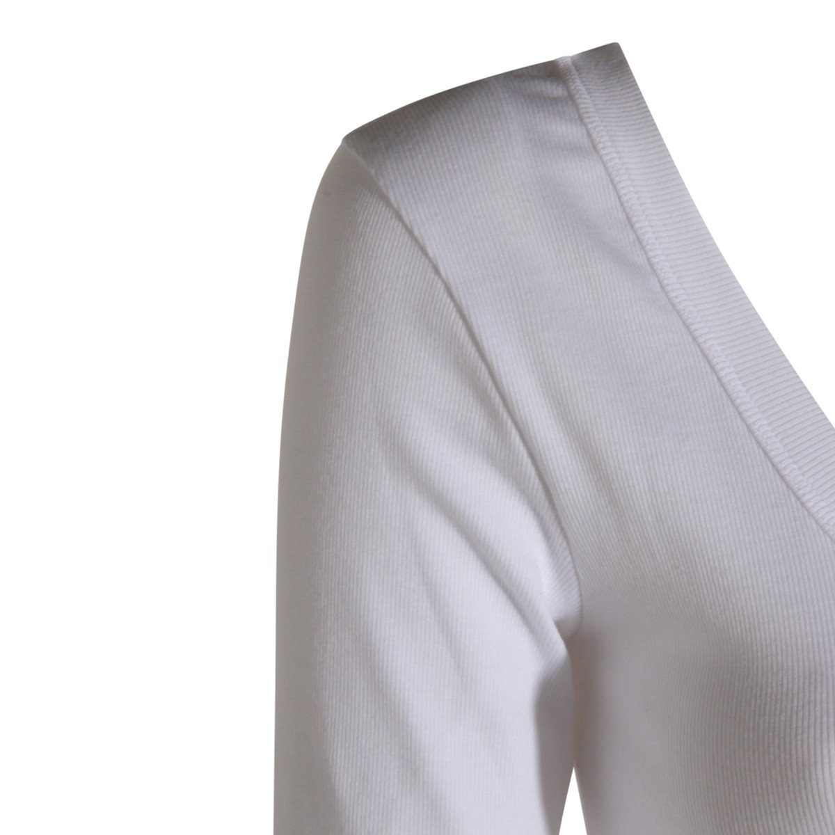 WHITE COTTON T-SHIRT