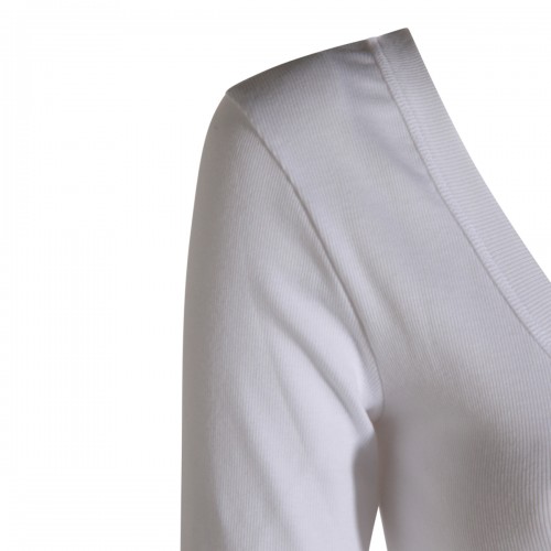 WHITE COTTON T-SHIRT