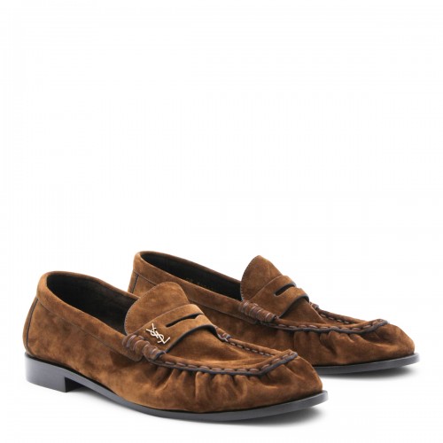 BROWN SUEDE LAOFERS 2
