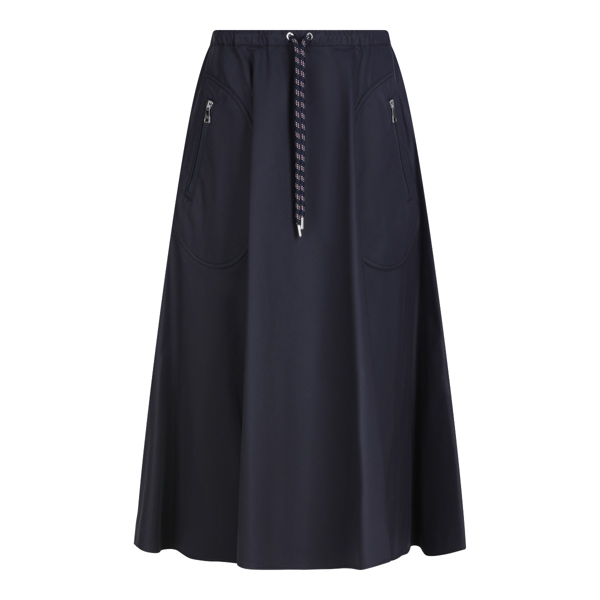 NAVY BLUE COTTON SKIRT