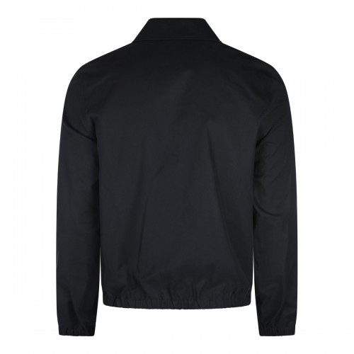 BLACK COTTON CASUAL JACKET