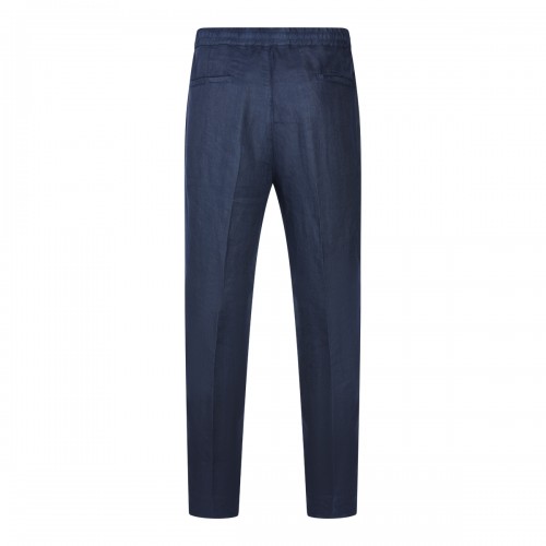 NAVY LINEN PANTS