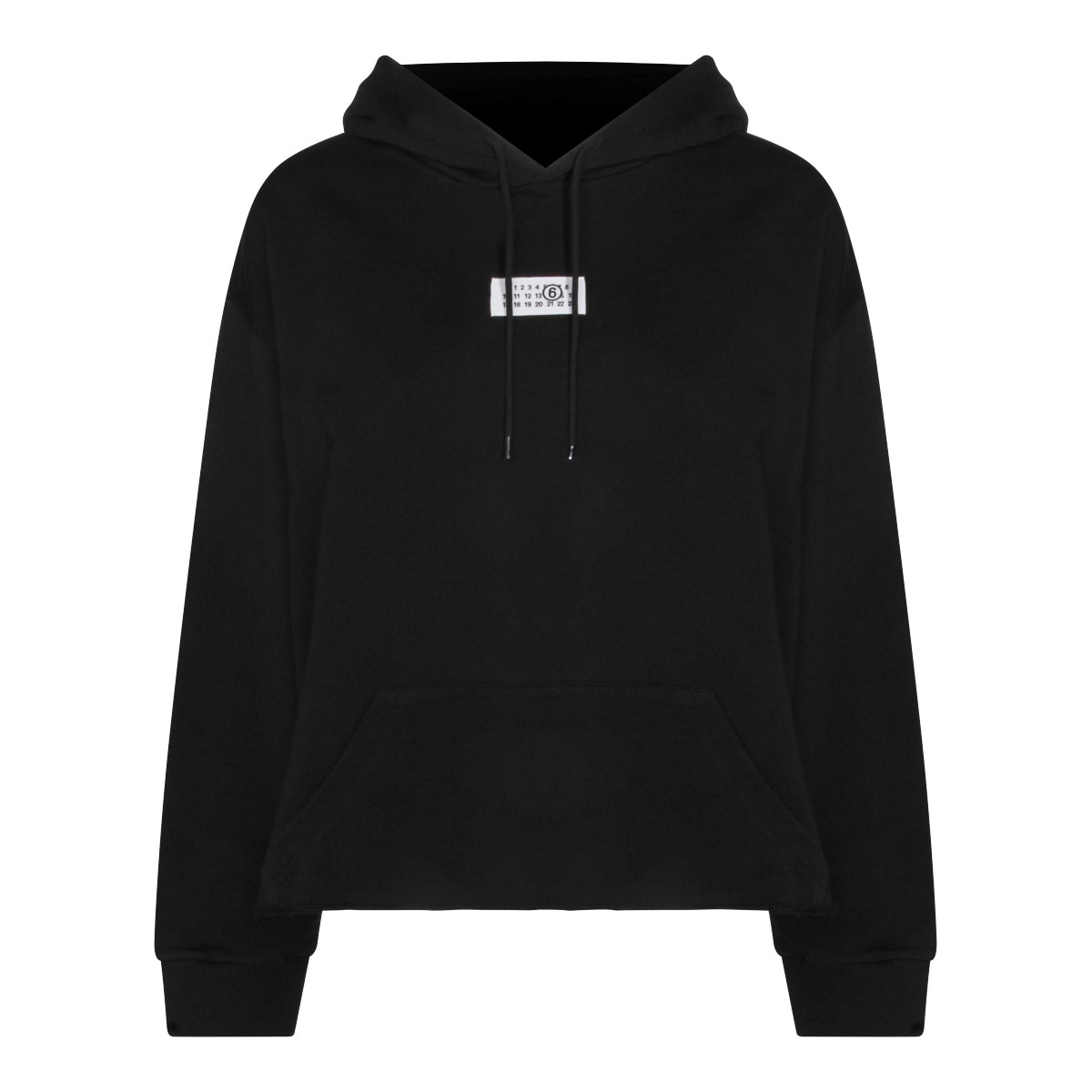 BLACK COTTON SWEATSHIRT