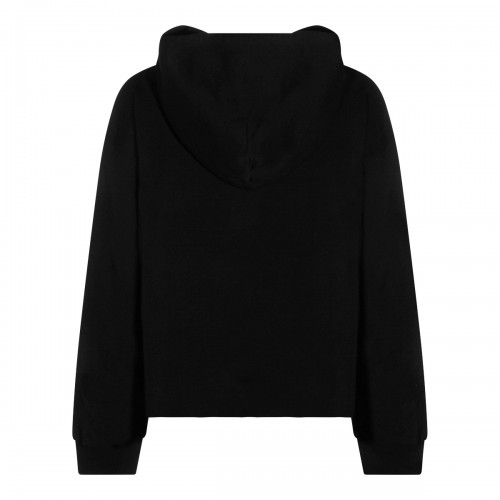 BLACK COTTON SWEATSHIRT