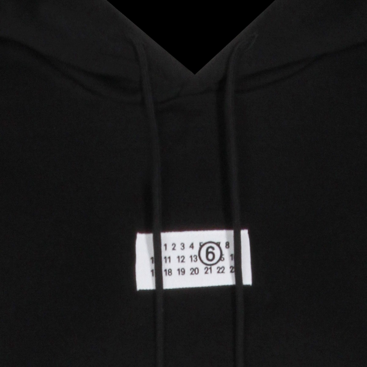 BLACK COTTON SWEATSHIRT