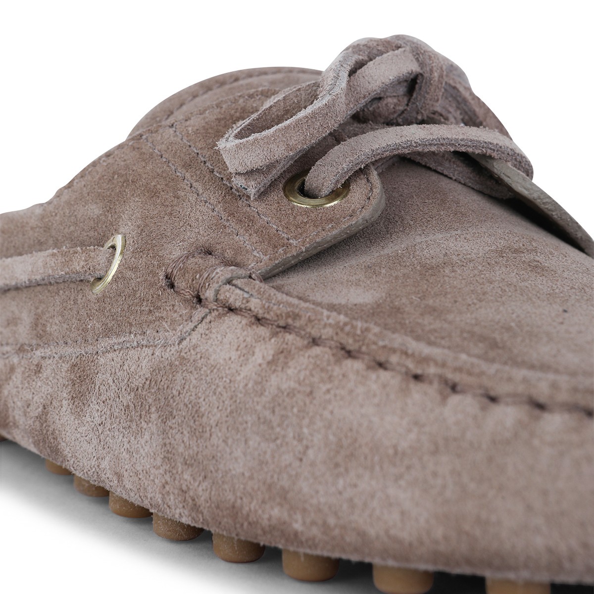 BEIGE LEATHER LOAFERS