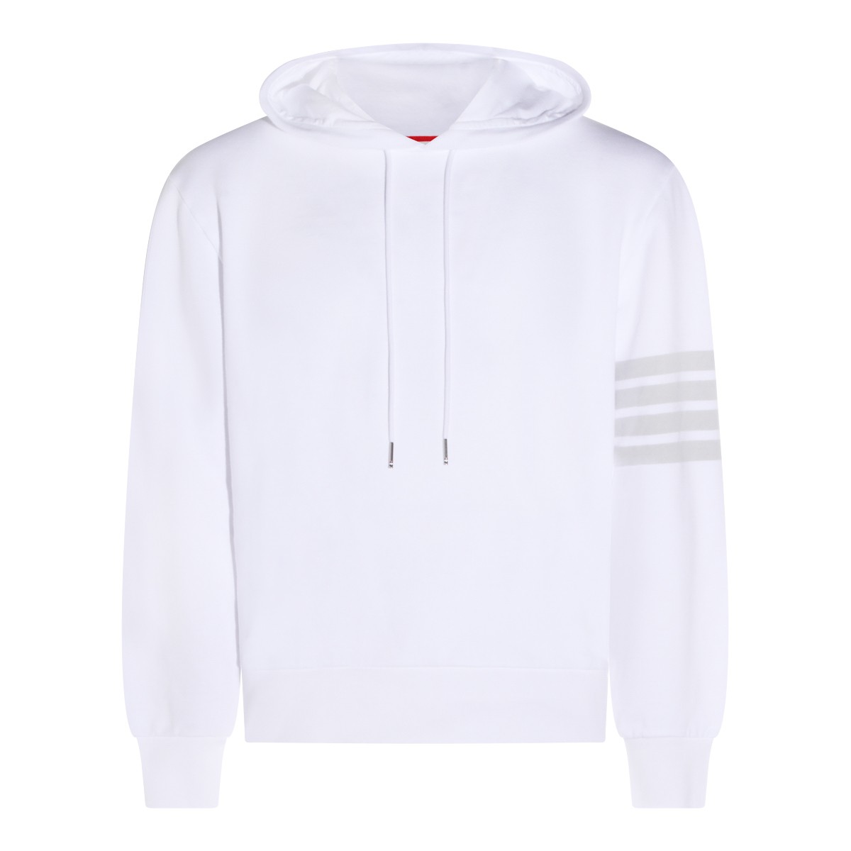 WHITE COTTON SWEATSHIRT