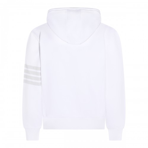 WHITE COTTON SWEATSHIRT 2