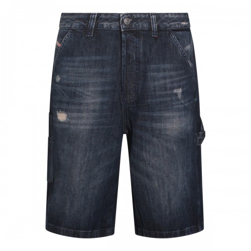 DARK BLUE COTTON SHORT