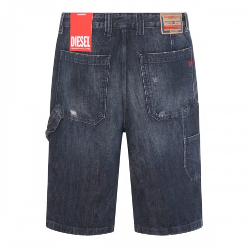 DARK BLUE COTTON SHORT 2