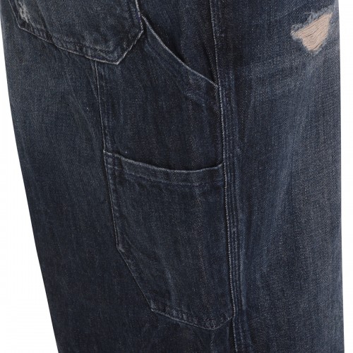 DARK BLUE COTTON SHORT