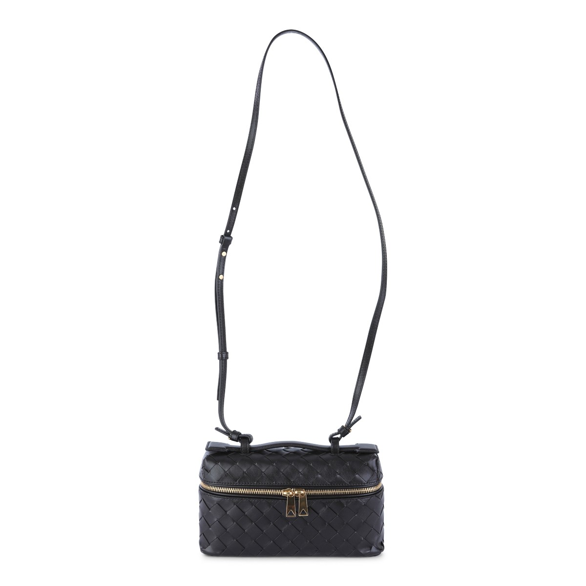 DARK BROWN LEATHER BANG BANG BAG