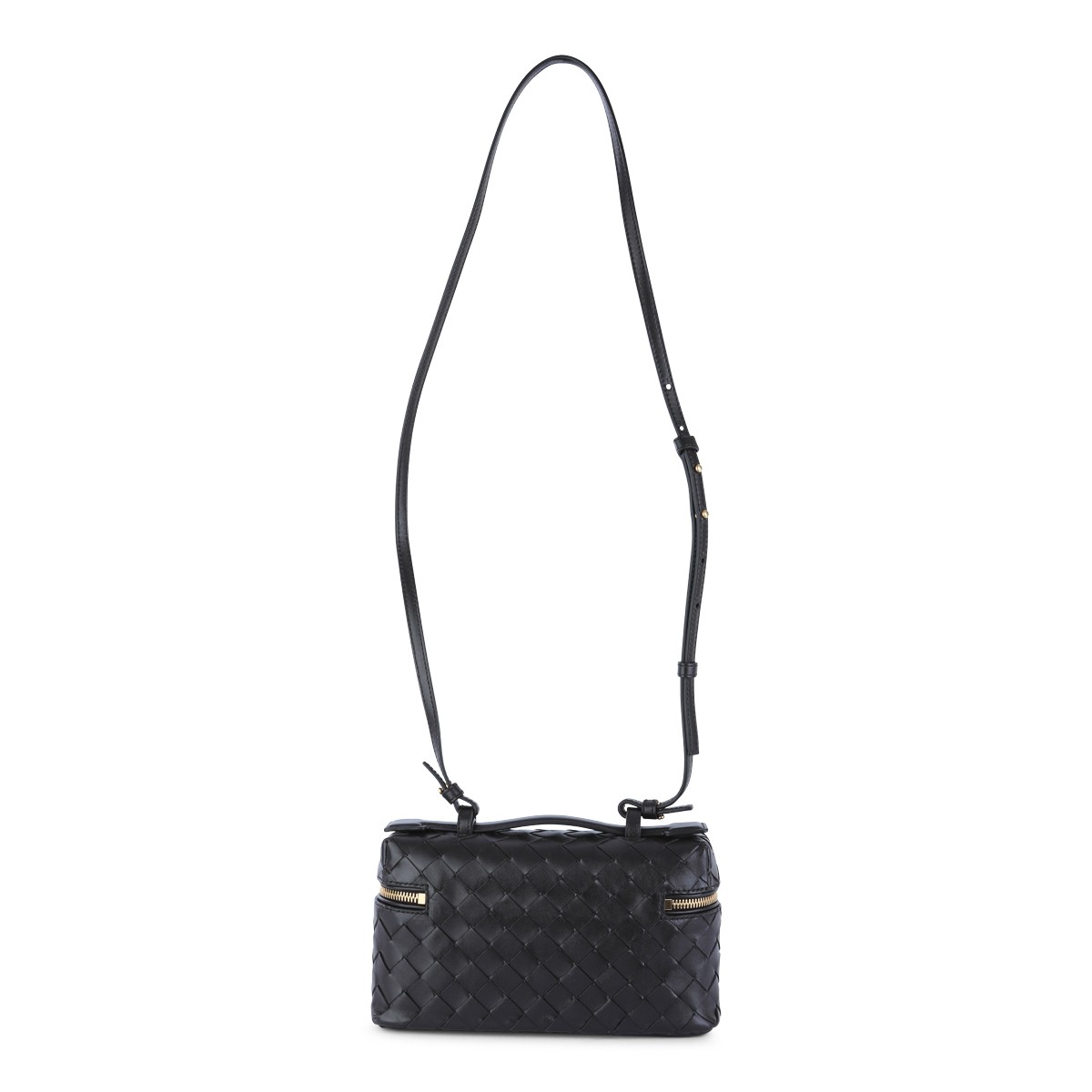 DARK BROWN LEATHER BANG BANG BAG