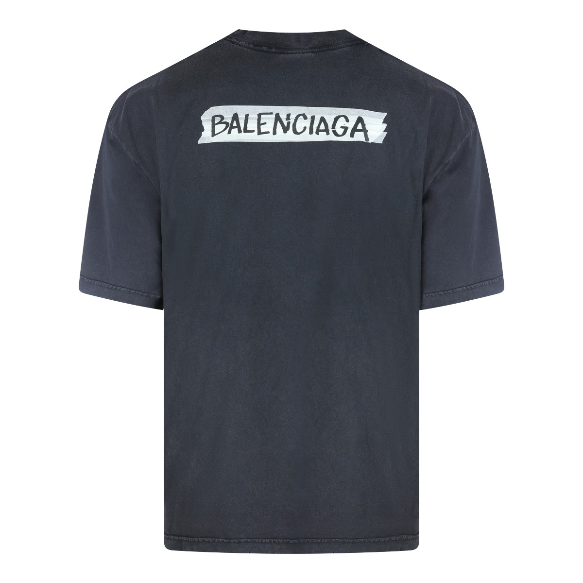 BLACK COTTON T-SHIRT