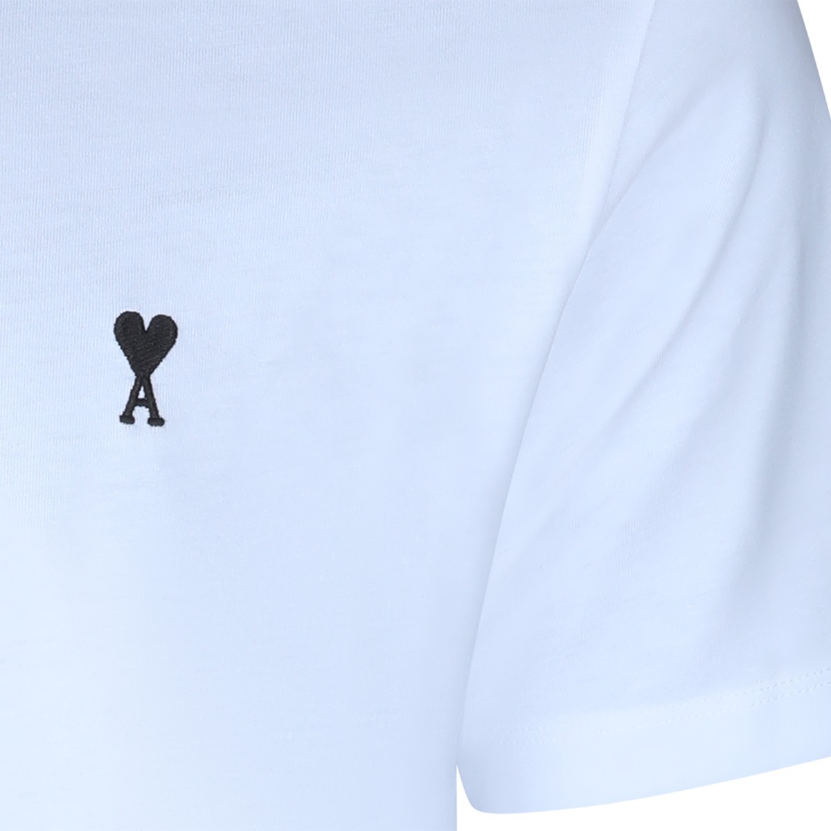 WHITE COTTON T-SHIRT