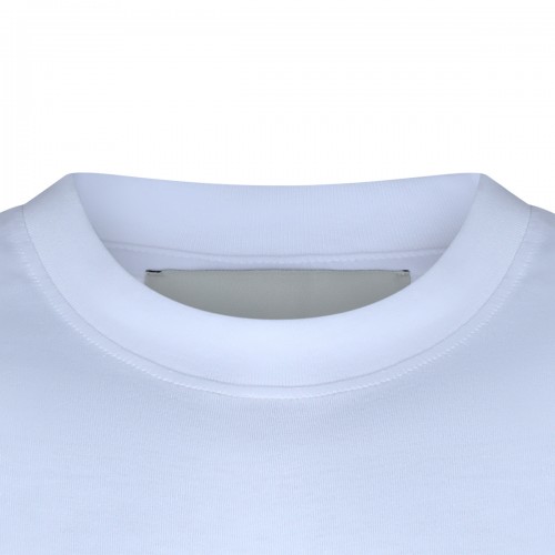 WHITE COTTON T-SHIRT