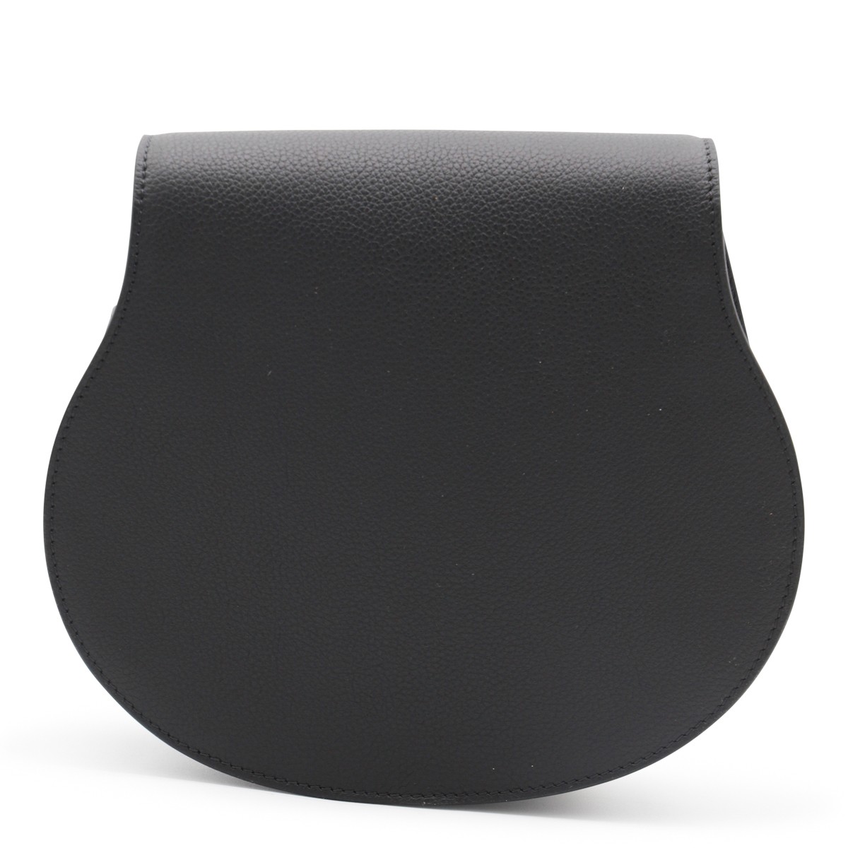 BLACK LEATHER MARCIE CROSSBODY BAG